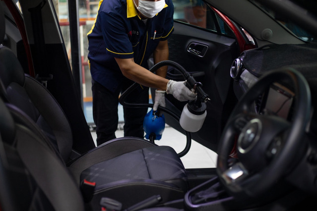 interior deep clean seats and vacuum detailing