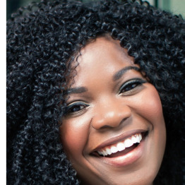 smiling woman portrait client